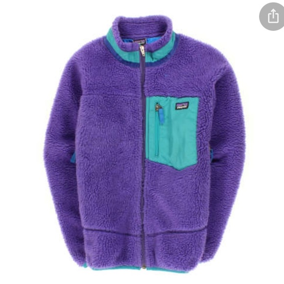 Patagonia Other - Patagonia Retro X cardigan fleece jacket windproof girls XL 14